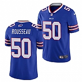 Nike Bills 50 Gregory Rousseau Royal 2021 Draft Vapor Limited Jersey Dzhi,baseball caps,new era cap wholesale,wholesale hats